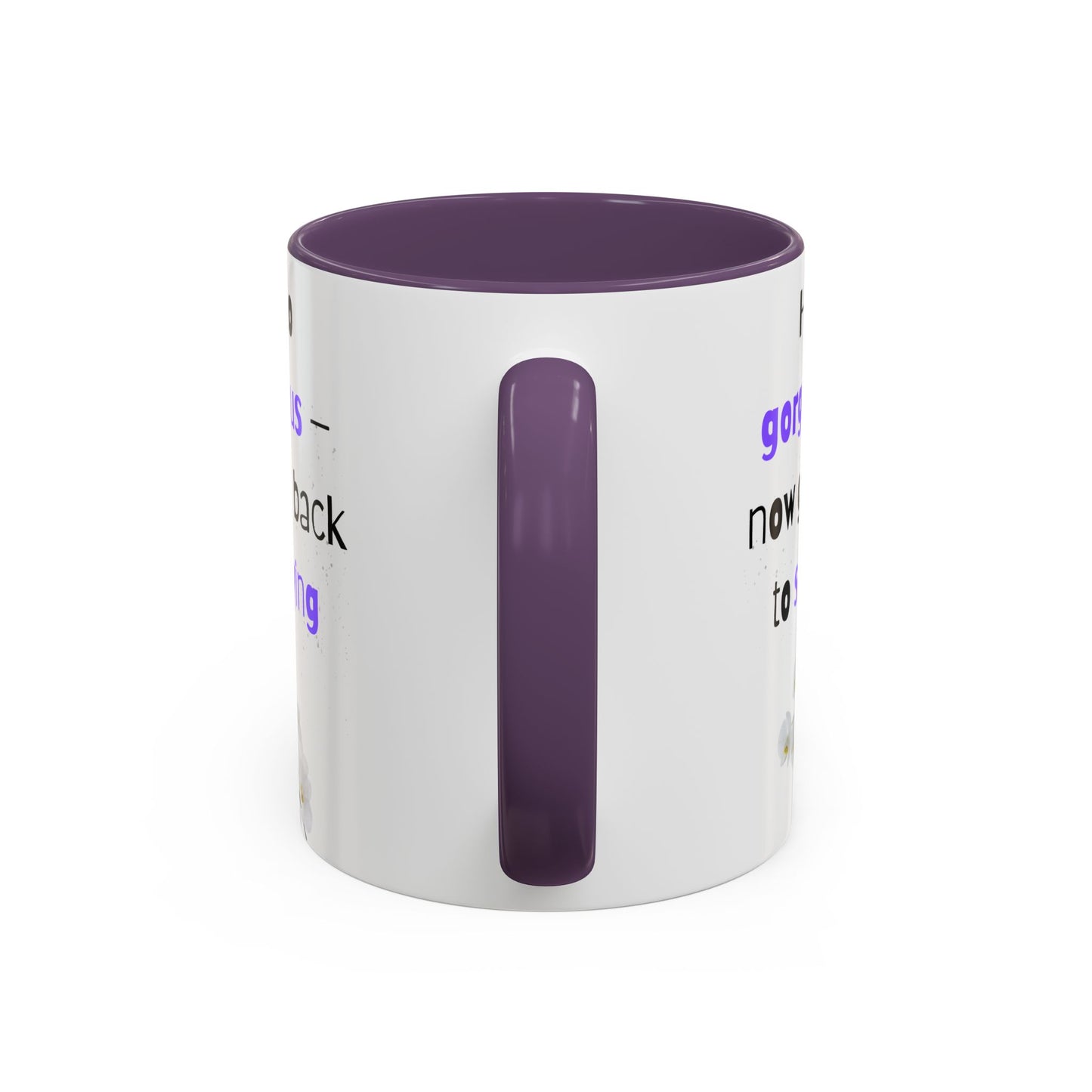Hello Gorgeous Slaying Coffee Mug | Motivational Ceramic Cup | Inspirational Gift for Her | Office Decor | Self-Care Reminder