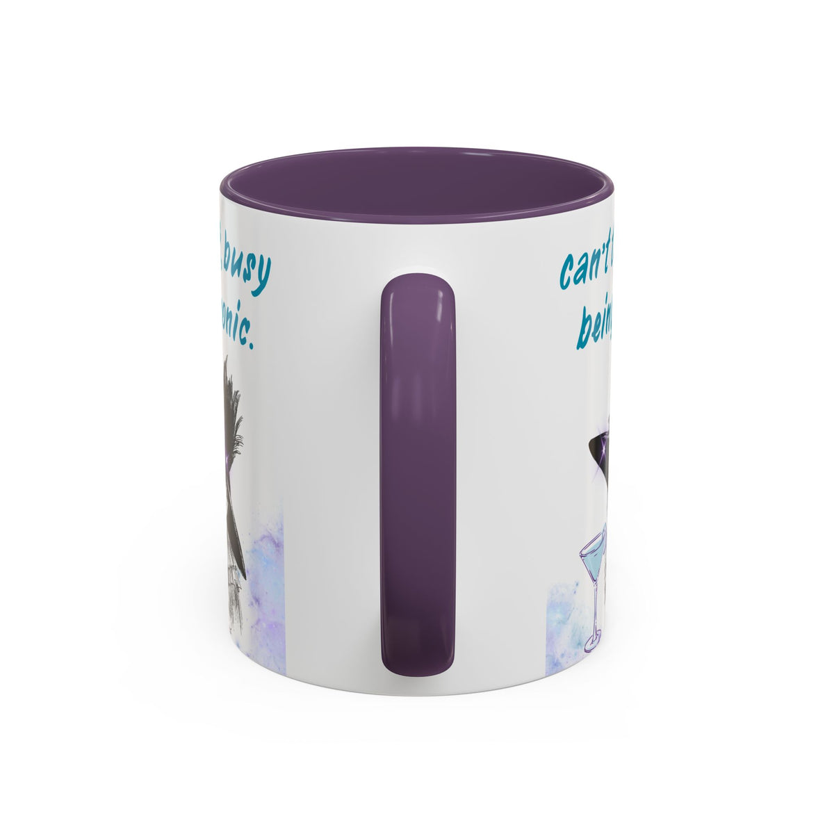 Can’t Talk Busy Being Iconic Mug | Funny Sassy Gift UK