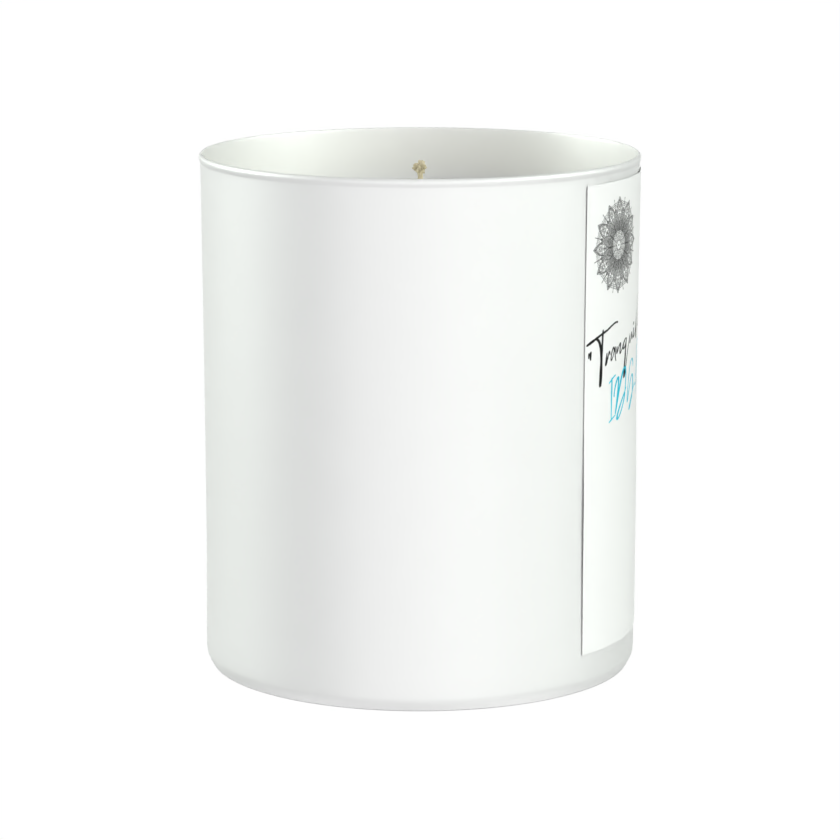 Meditation Humour 200g White candle ‘Sandy Bay'