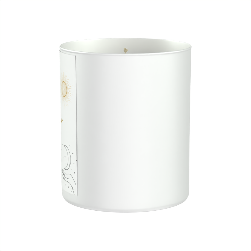 Libra Astrology Star Signs 200g White candle ‘Sandy Bay'