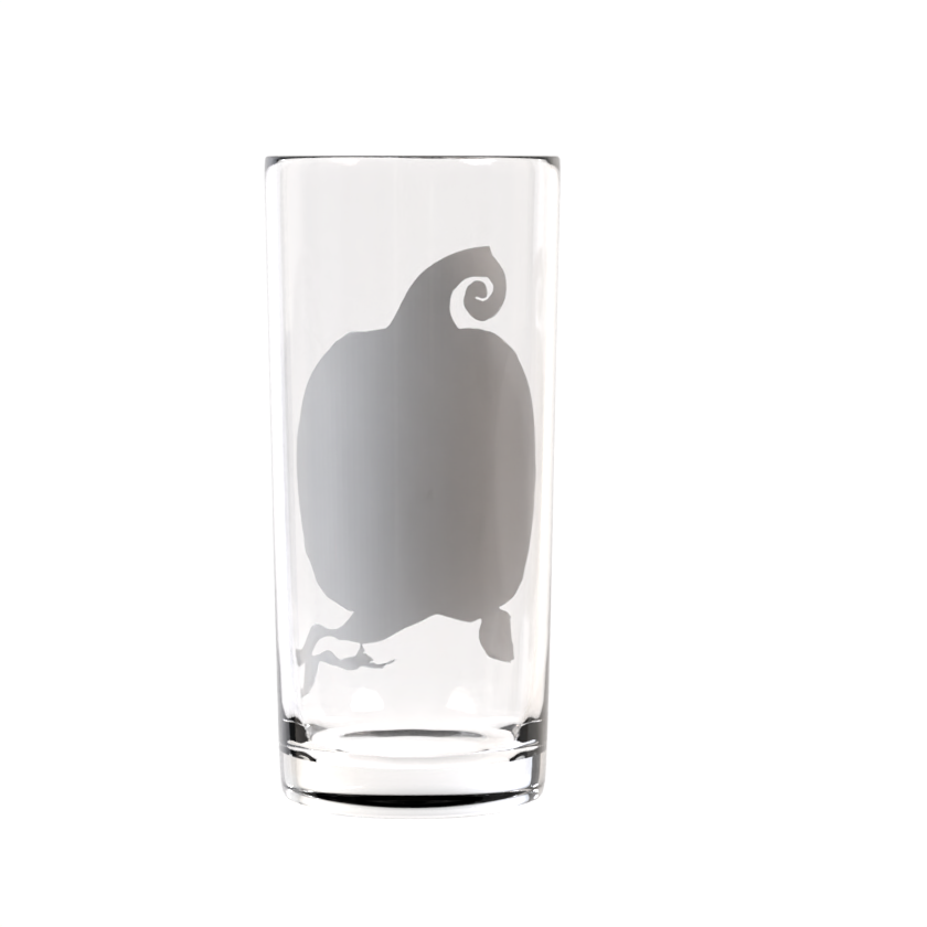 Pumpkin Highball Glass