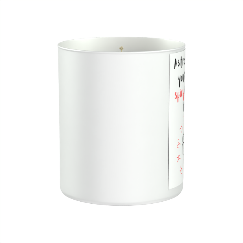 Astrology Spicy 200g White candle ‘Sandy Bay'