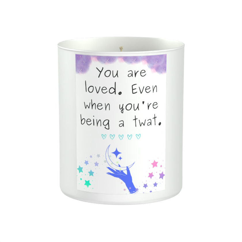 Funny Adult Humour 200g White candle ‘Sandy Bay'