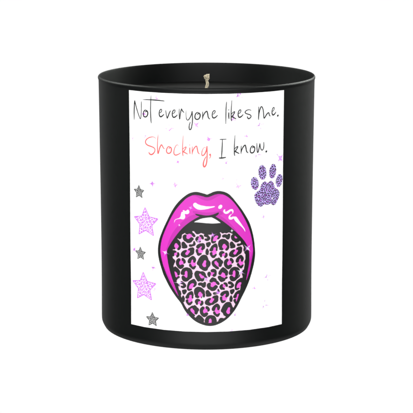 Not everyone likes me. Shocking, I know. 200g Black Candle ‘Dark Noir’