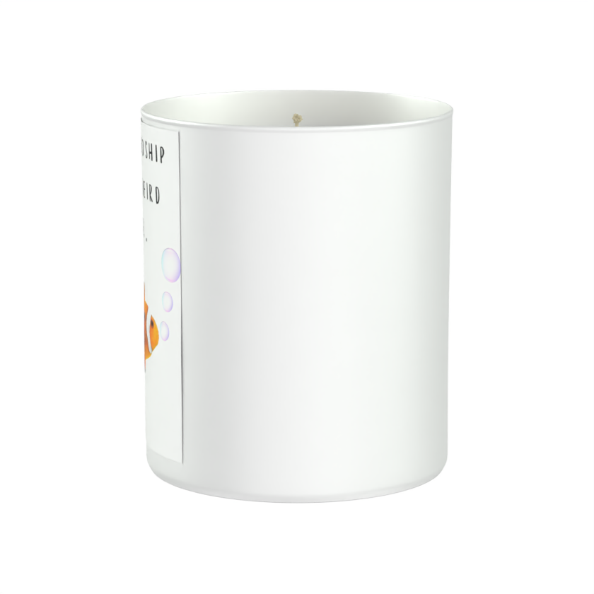 Our friendship is... 200g White candle ‘Sandy Bay'