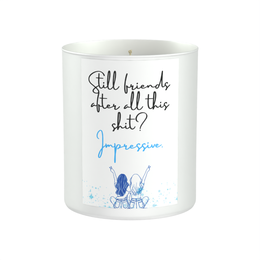 Still Friends After All This....200g White candle ‘Sandy Bay'