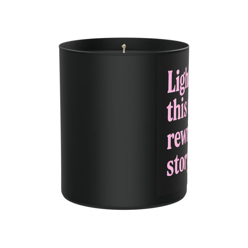 Lighting This While I Rewrite My Story 200g Black Candle ‘Dark Noir’