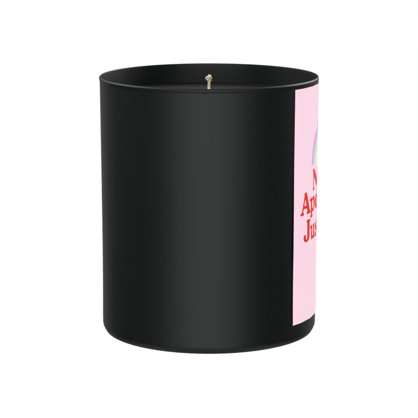 No Apologies. Just Joy. 200g Black Candle ‘Dark Noir’