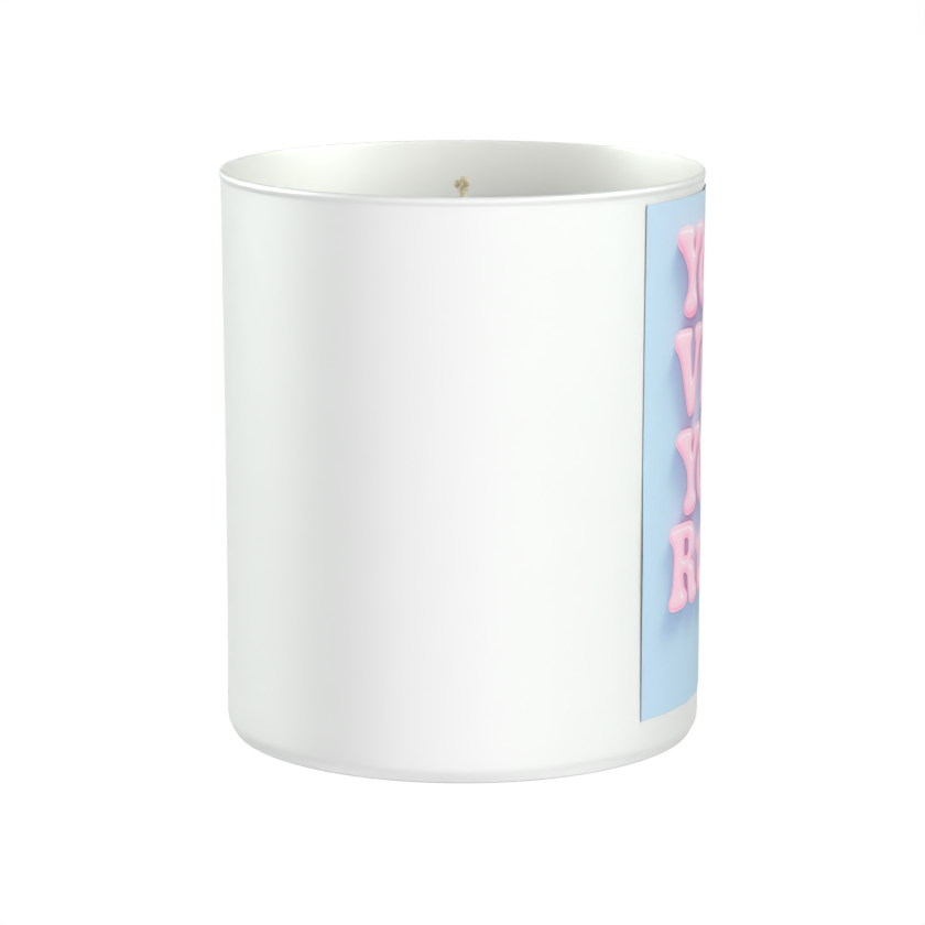 Your Vibe, Your Rules 200g White candle ‘Sandy Bay'