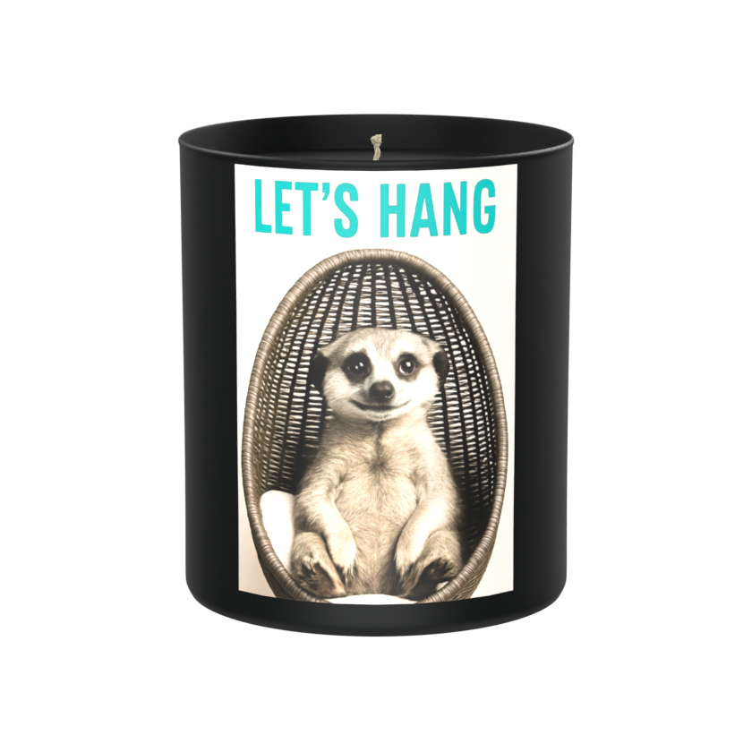 Let's Hang 200g Black Candle ‘Dark Noir’