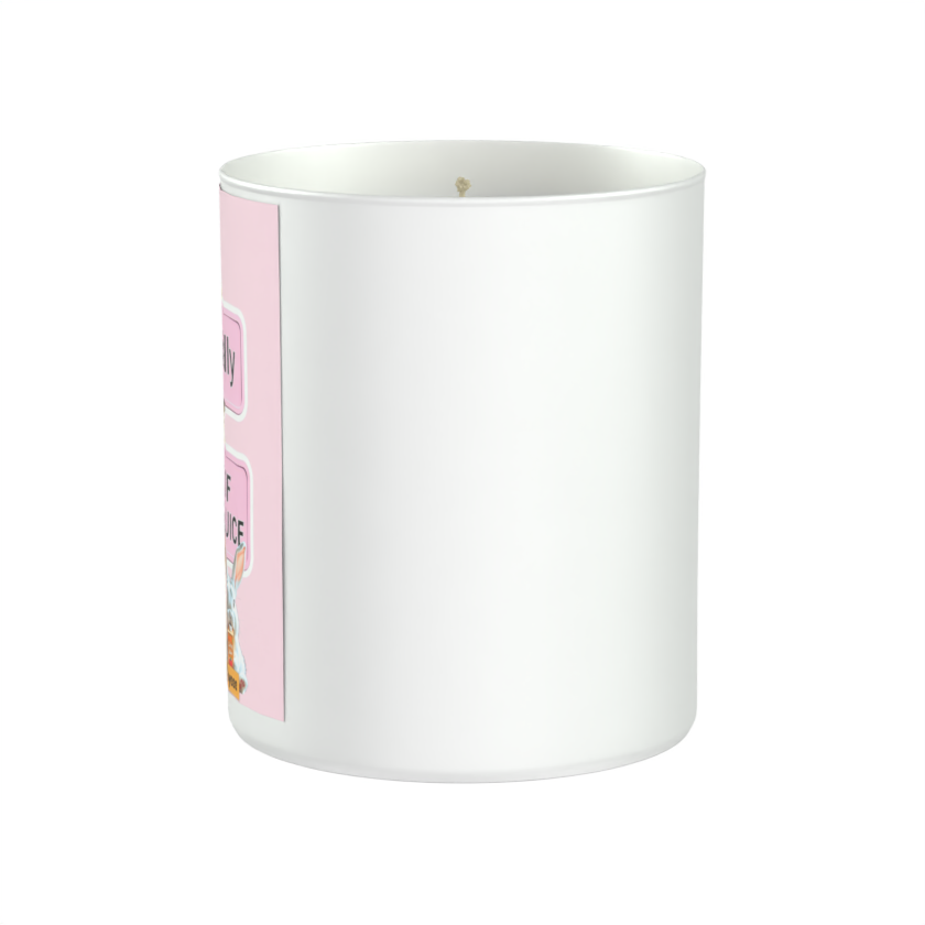 Out Of Caring Juice Bunny 200g White candle ‘Sandy Bay'