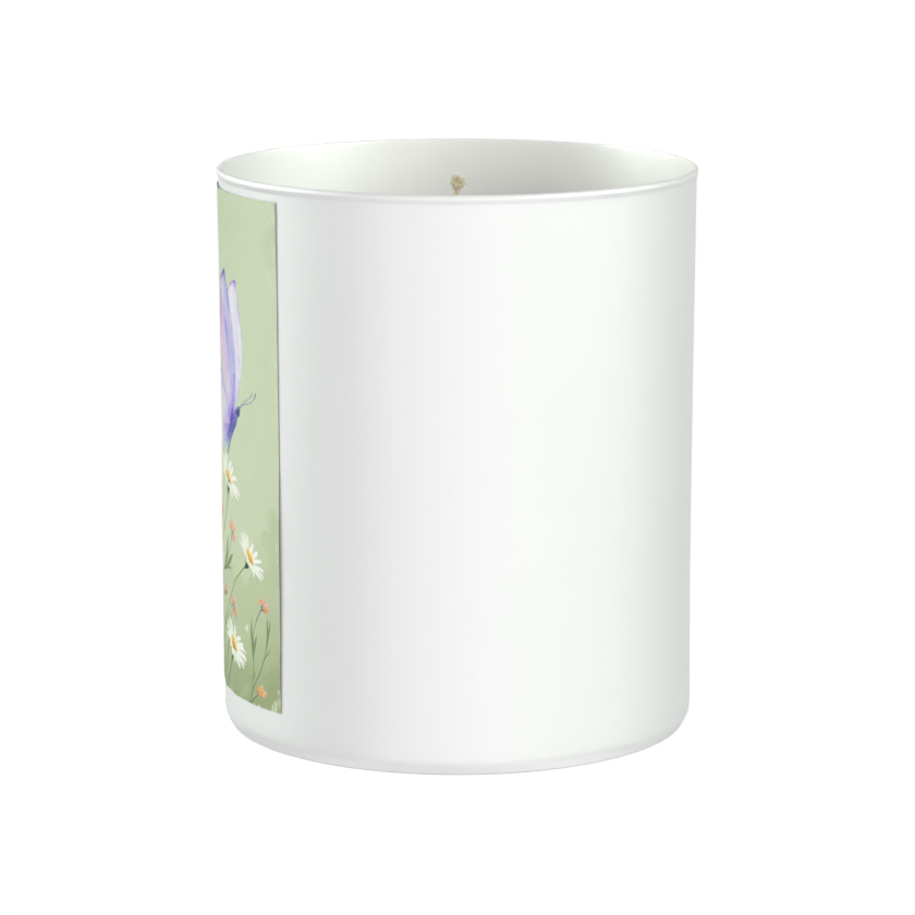 Sea breeze mornings, wildflowers in bloom, and a peaceful escape from the noise 200g White candle ‘Sandy Bay'