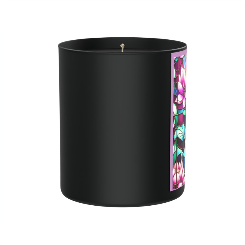 Sacred blooms, ancient woods, and quiet confidence 200g Black Candle ‘Dark Noir’