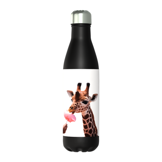 Cotton Candy Giraffe Classic 50cl Thermos Black Bottle
