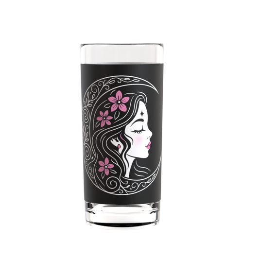 Mystic Moon Woman Glass | Celestial Gift UK