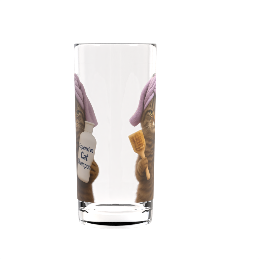 Expensive Cat Shampoo Highball Glass