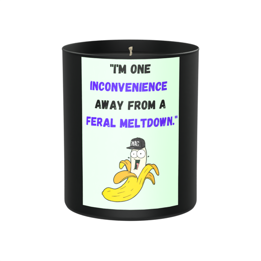 I’m one inconvenience 200g Black Candle ‘Dark Noir’