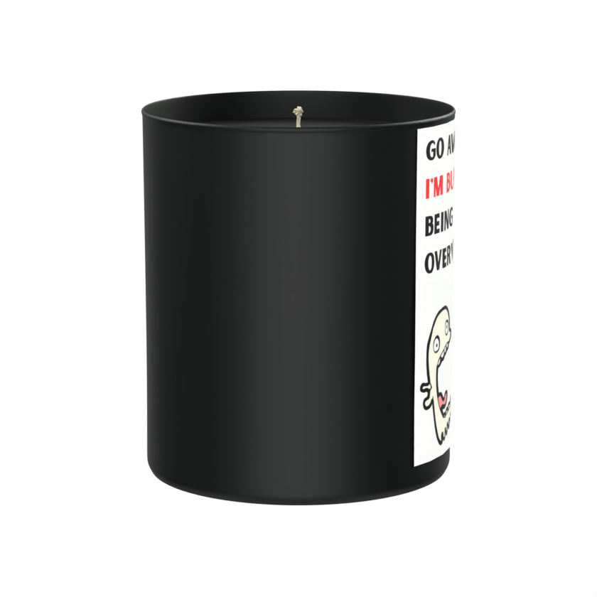 Go away 200g Black Candle ‘Dark Noir’