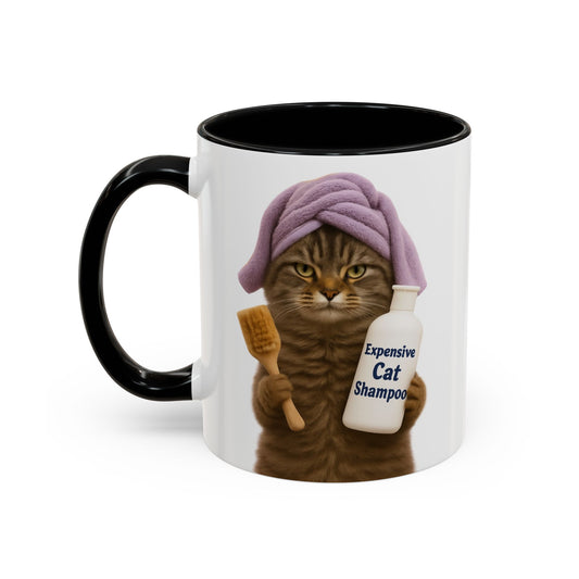 Expensive Cat Shampoo Mug | Funny Cat Mum Gift