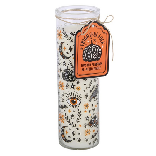Toasted Pumpkin Scented Candle – Witchy Celestial Design