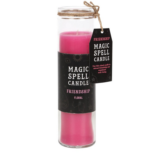 Friendship Magic Spell Candle – Floral Ritual Candle