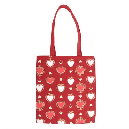 Sacred Heart Tote Bag | Red Heart Alternative Bag
