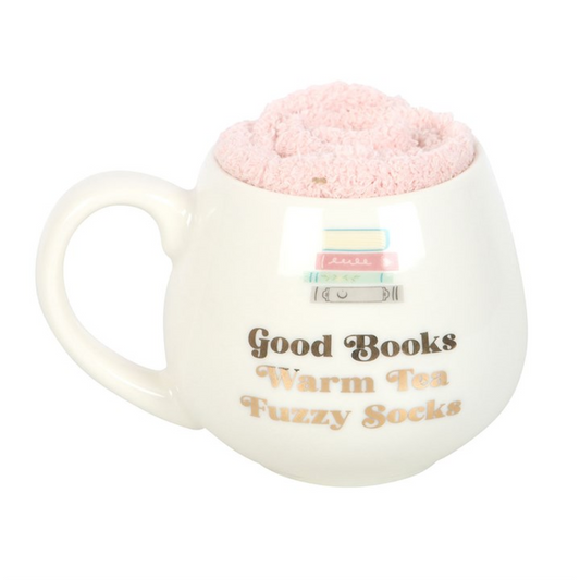 Good Books Mug & Socks Set | Book Lover Gift UK