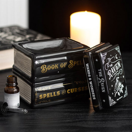 Book of Spells Oil Burner | Witchy Wax Melt Warmer