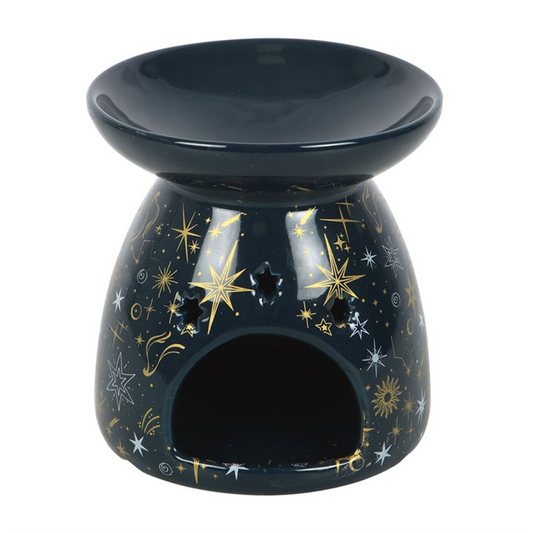 Blue Starry Night Oil Burner and Wax Warmer