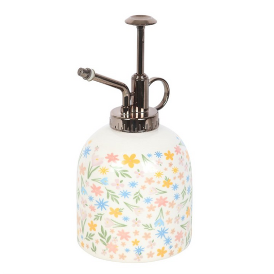 Floral Ceramic Plant Mister | Indoor Plant Gift UK