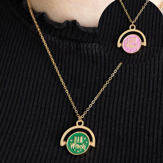 Which Witch Are You? Spinning Necklace | Witchy Gift