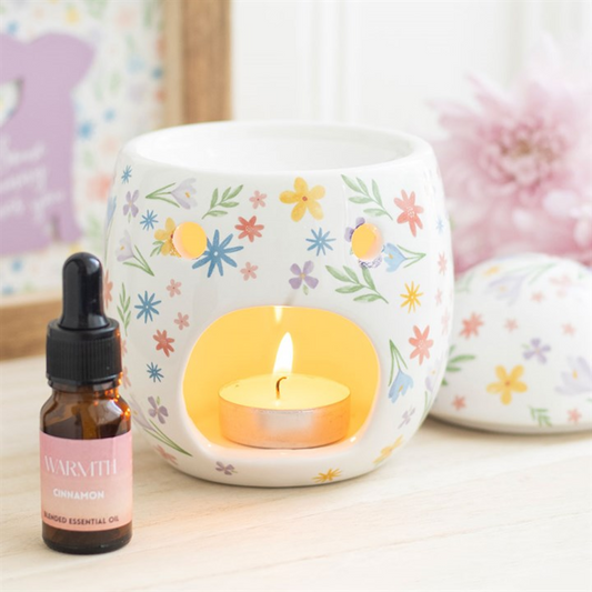 Spring Floral Egg Oil Burner & Wax Warmer | Zeena Moon
