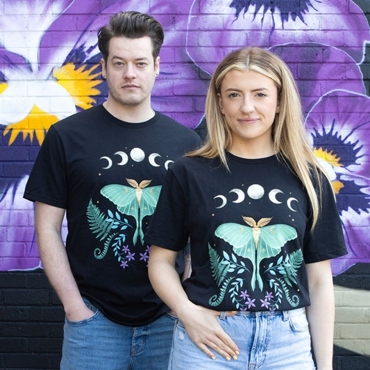 Luna Moth Unisex T-shirt Size M