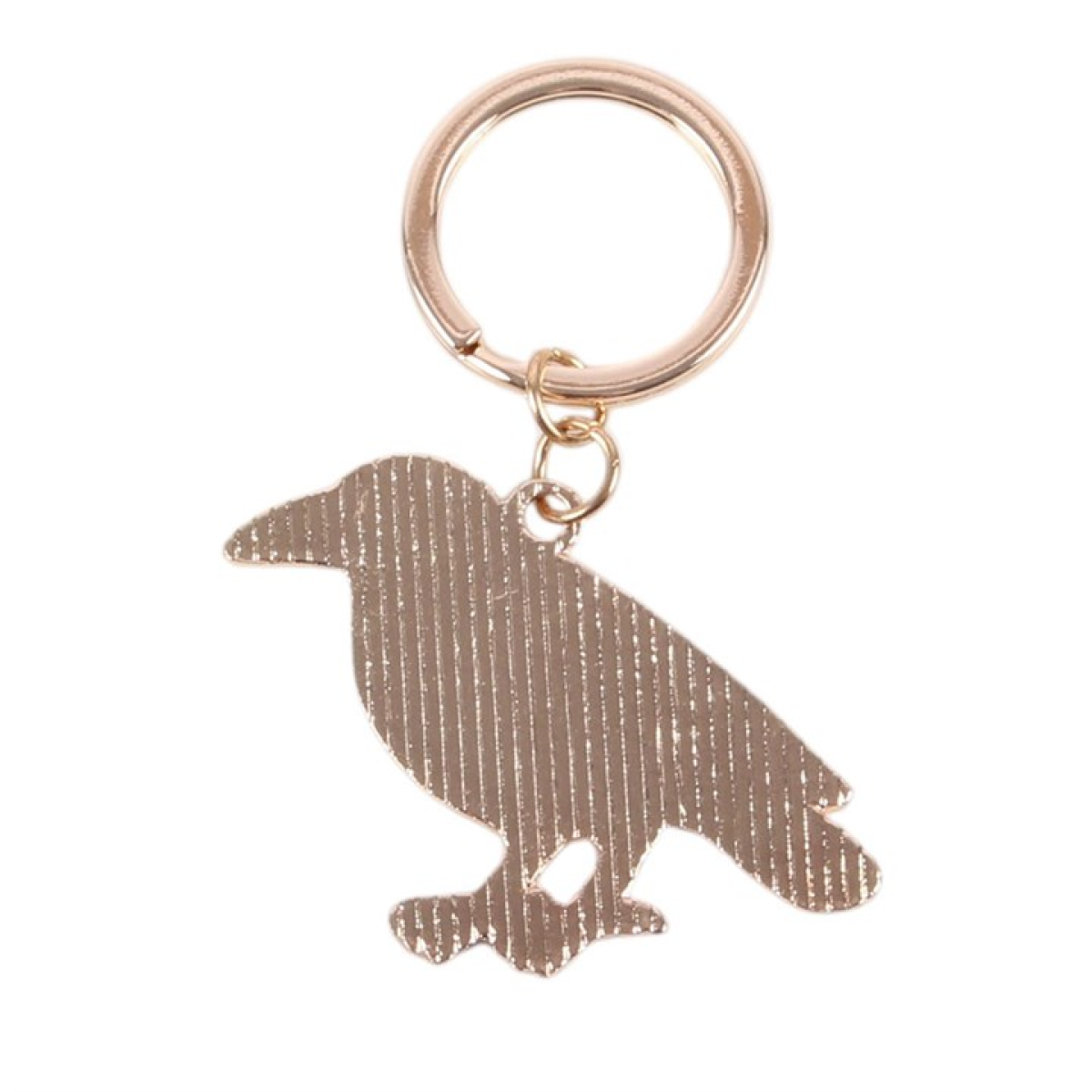 Raven Keyring – Witchy Folk Art Enamel Keychain