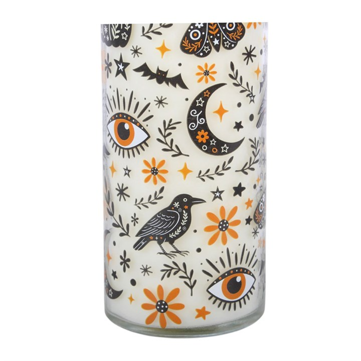 Toasted Pumpkin Scented Candle – Witchy Celestial Design
