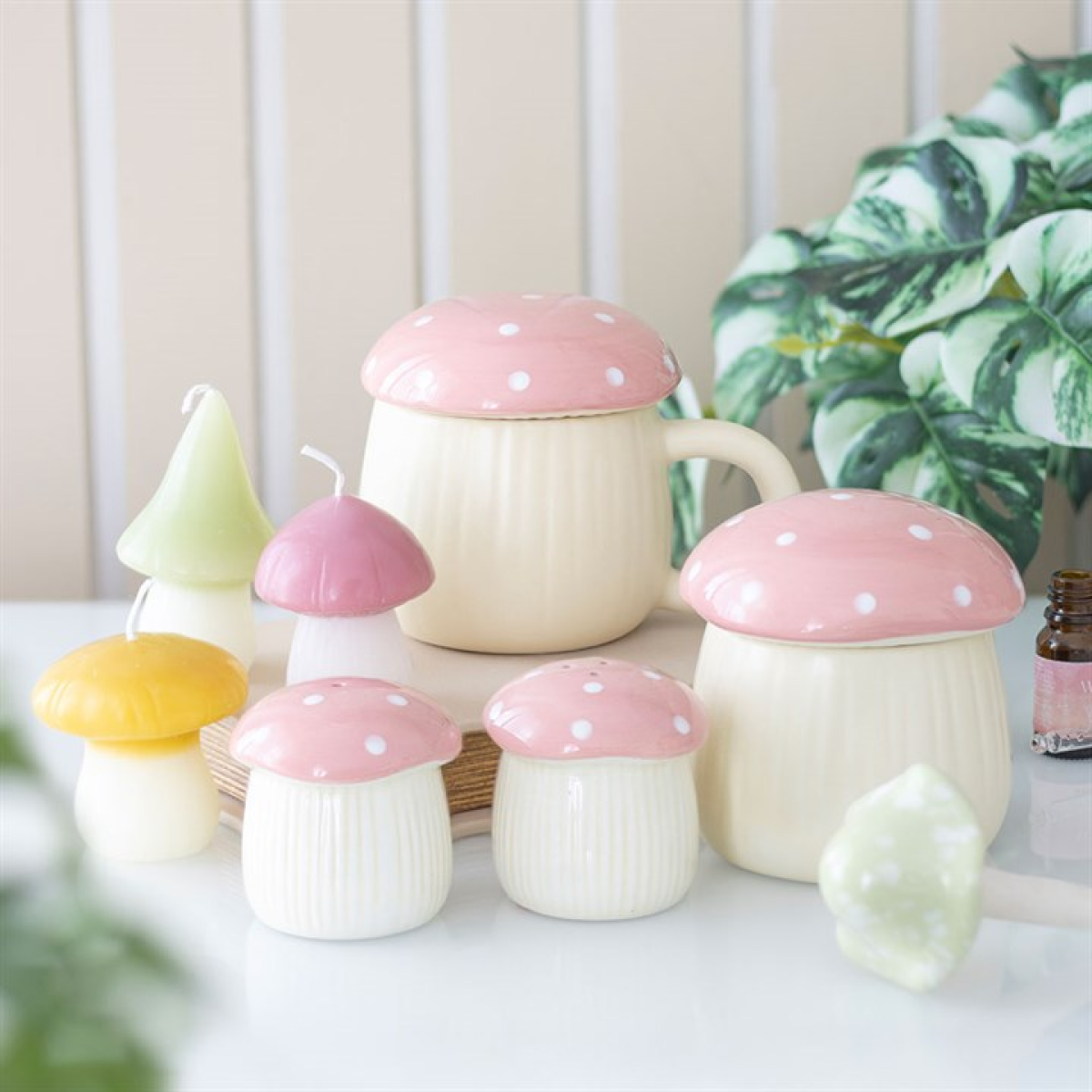 Pink Mushroom Oil Burner