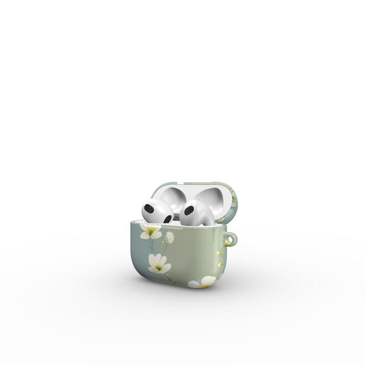 Wild Bloom Green & Blue Floral Apple AirPods Tough Case