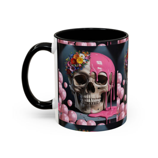 Floral Skull Mug | Gothic & Alternative Gift UK