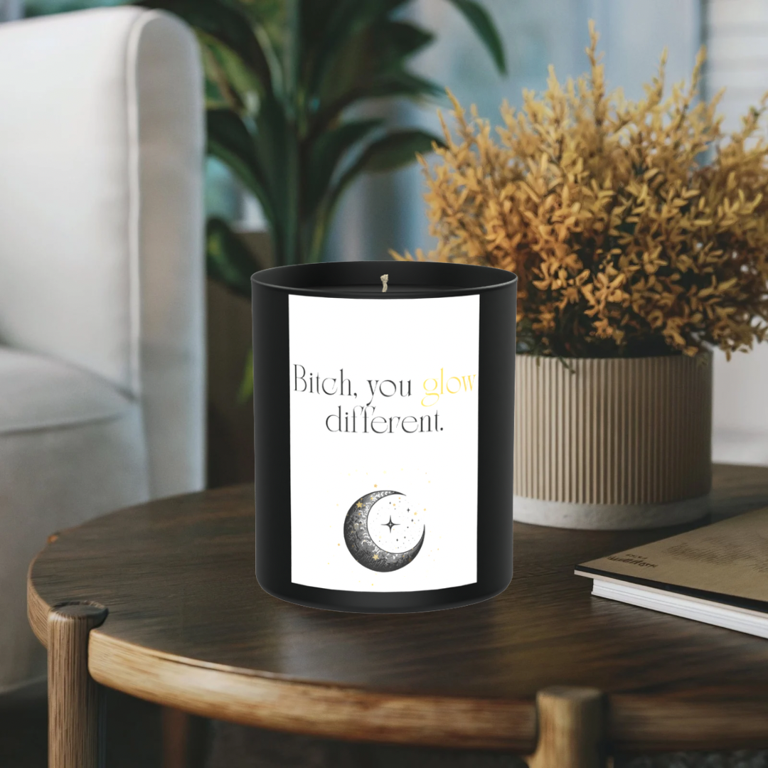 Glow Different 200g Black Candle ‘Dark Noir’
