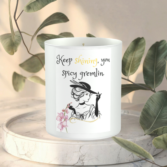 Spicy Gremlin 200g White candle ‘Sandy Bay'