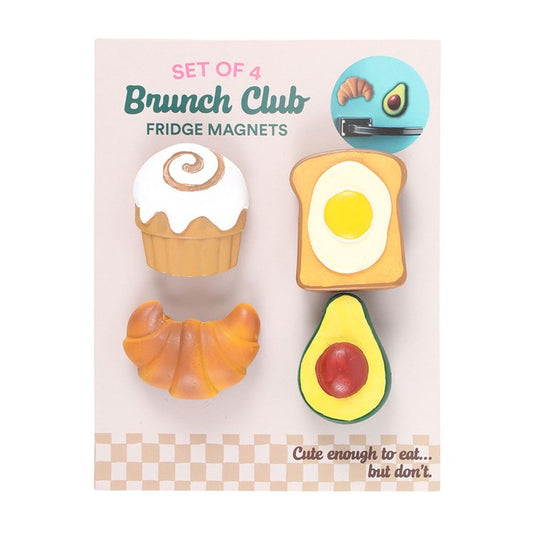 Brunch Club Fridge Magnet Set