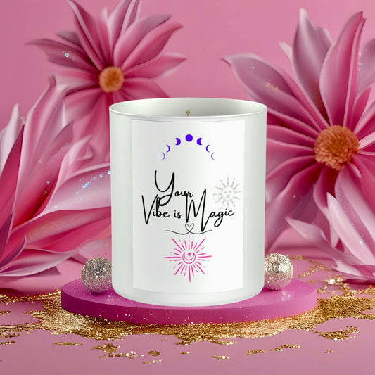 Your Vibe Is Magic 200g White candle ‘Sandy Bay'