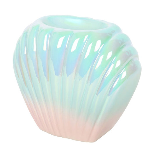 Iridescent Shell Oil Burner | Mermaid Home Décor