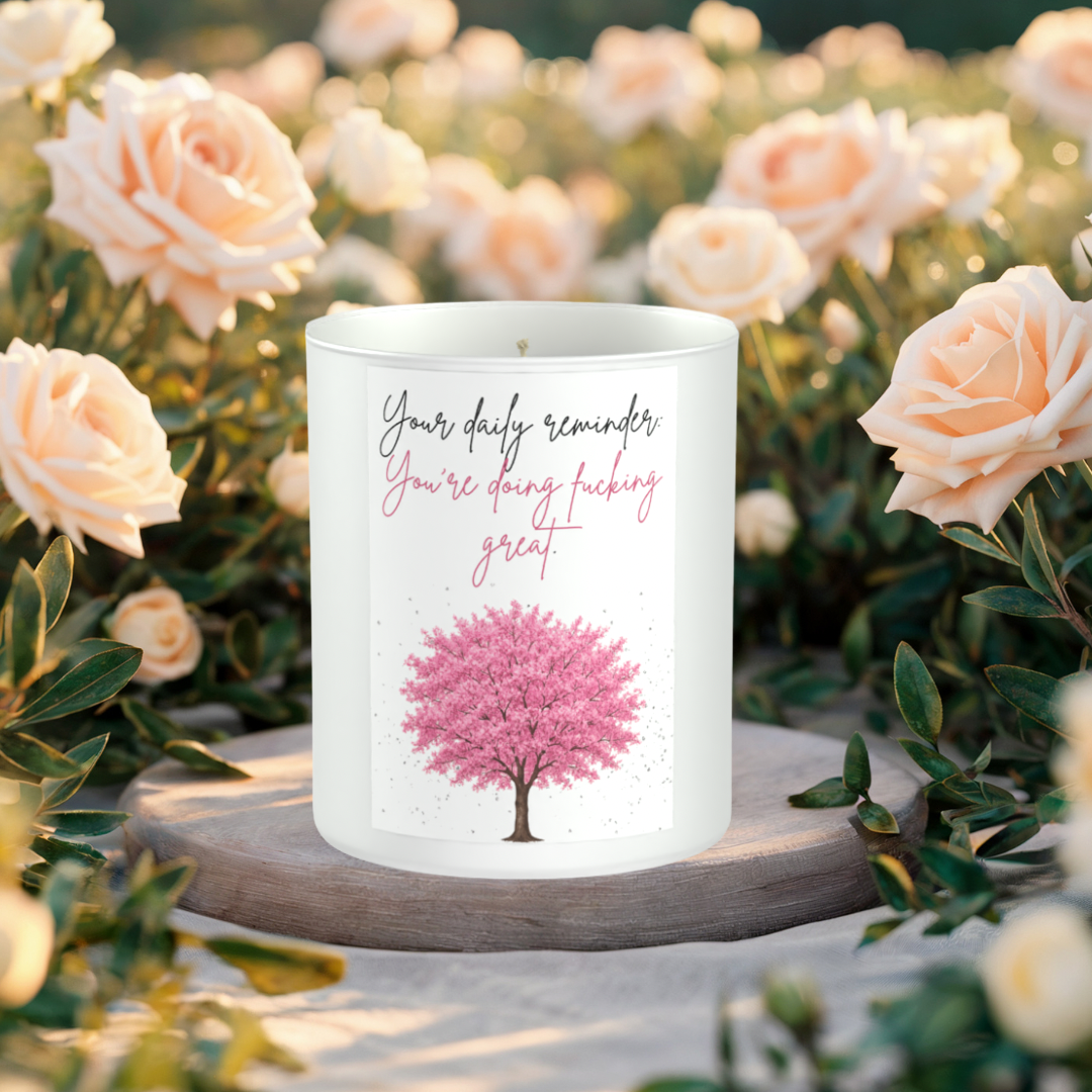 You're Doing Great 200g White candle ‘Sandy Bay'