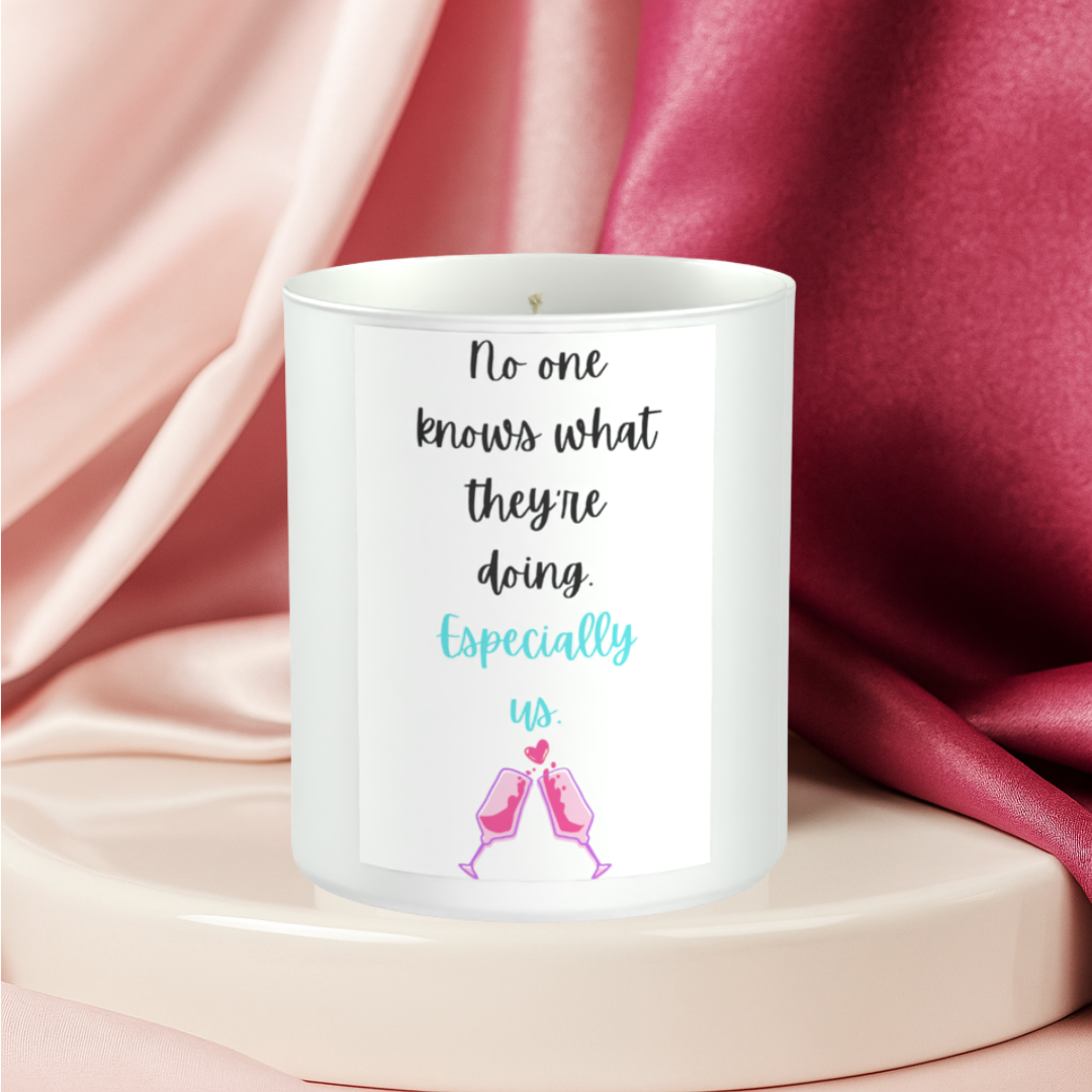 Humour Friendship 200g White candle ‘Sandy Bay'