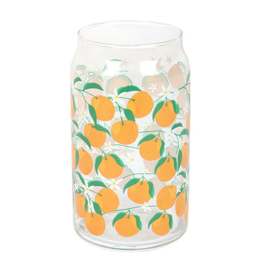 Orange Can Glass | Italian Summer Glassware 500ml UK