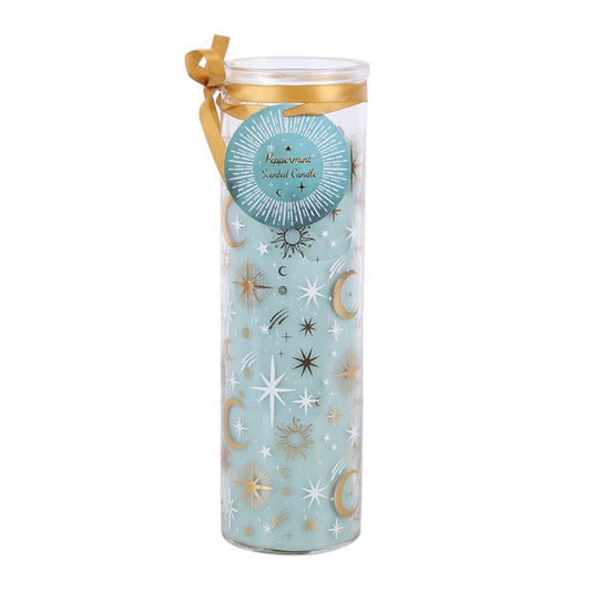 Blue Pastel Skies Celestial Candle – Peppermint Scented