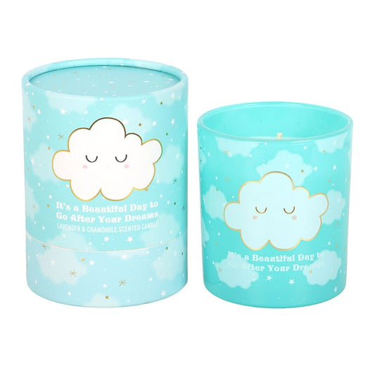 Lavender & Chamomile Scented Candle – Cute Cloud Candle