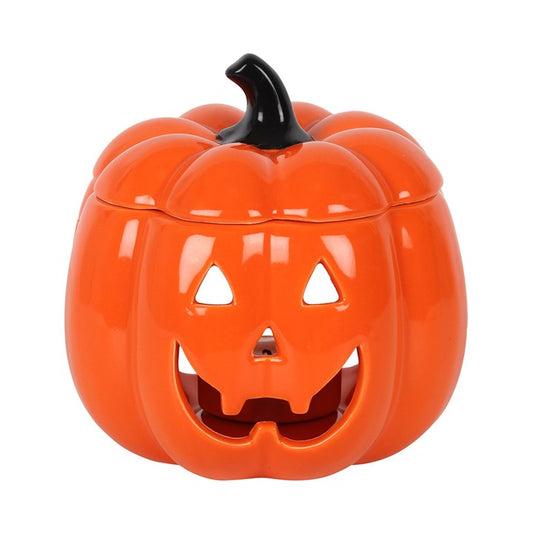 Orange Jack-o’-Lantern Oil Burner | Halloween Décor