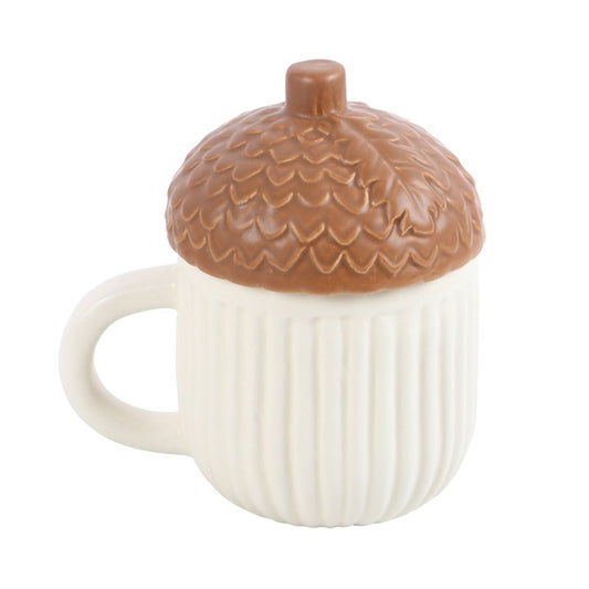 Acorn Mug with Lid | Autumn Woodland Gift UK